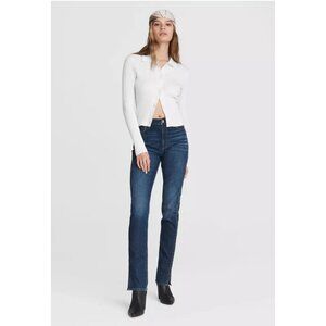 Rag & Bone The Nina High Rise Cigarette Jeans Women's Size 26 in Aster New W Tag